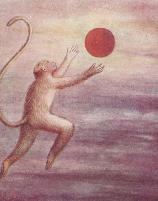 Hanuman-eating-sun