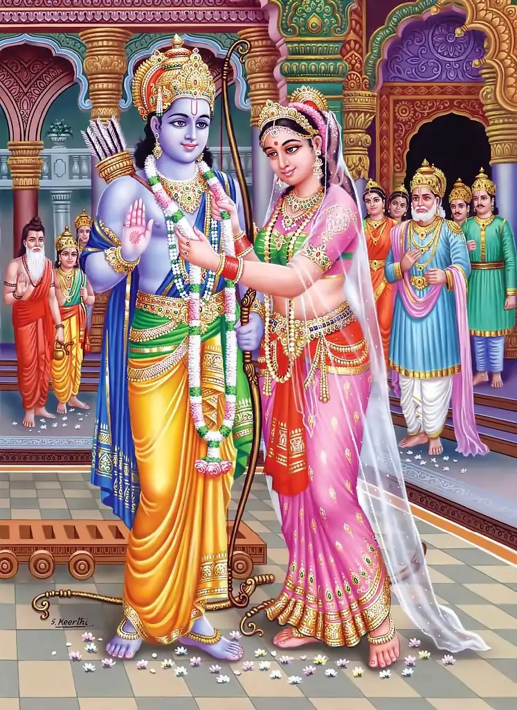 Sita-getting-married-to-Shri-Rama